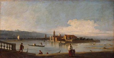 View of the Isles of San Michele, San Cristoforo and Murano, from the Fondamenta Nuove, c.1725-28 by Giovanni Antonio Canal